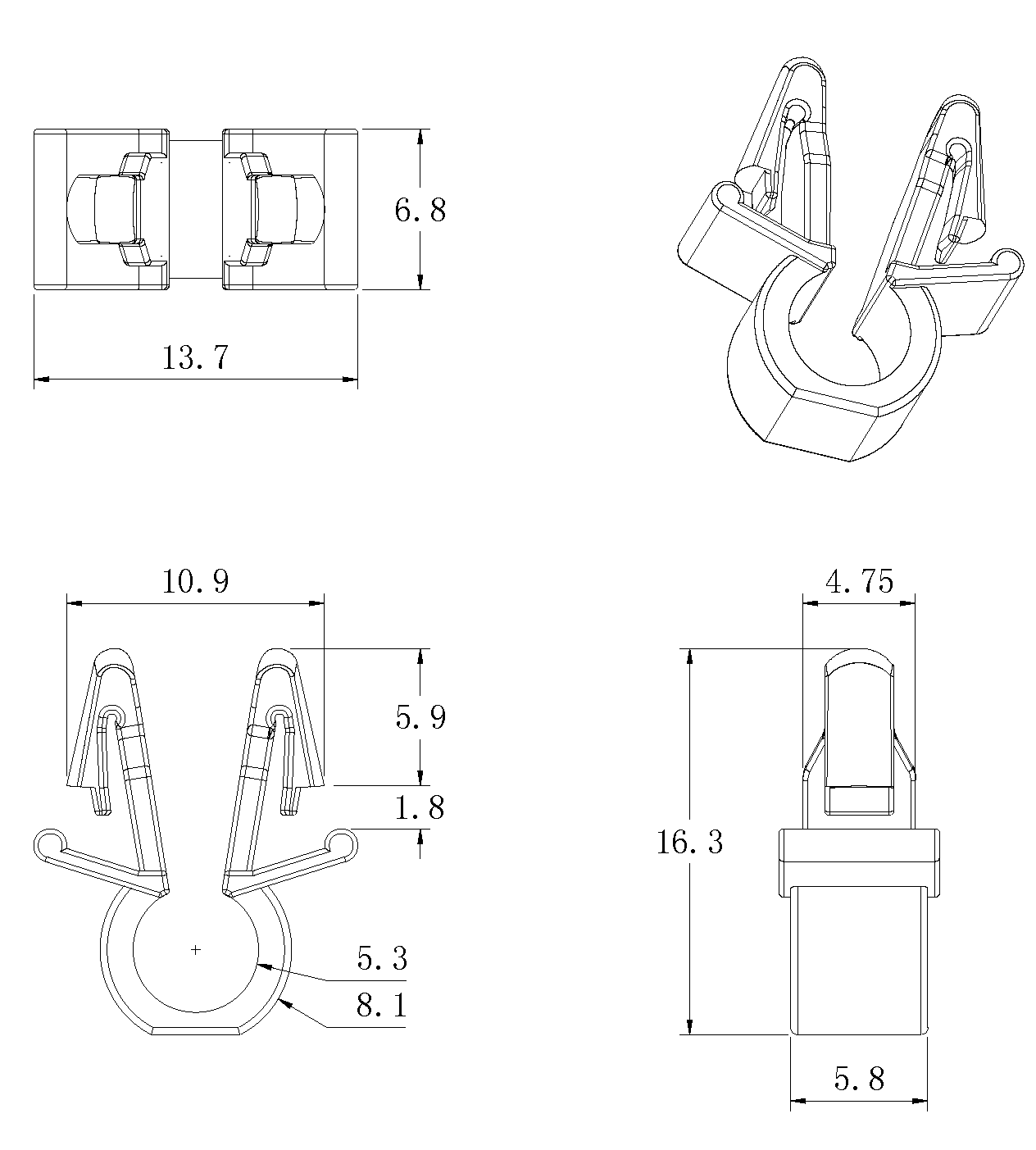 旋鈕|一體化卡塊|旋鈕鋁制|開關(guān)|按鍵|PEEK螺絲|PEI螺絲