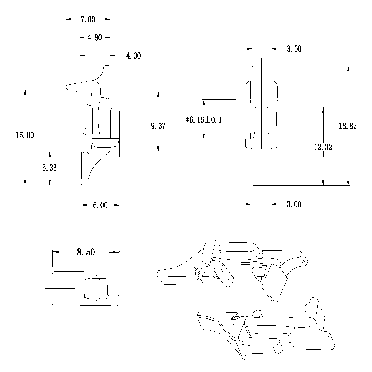 旋鈕|一體化卡塊|旋鈕鋁制|開關(guān)|按鍵|PEEK螺絲|PEI螺絲